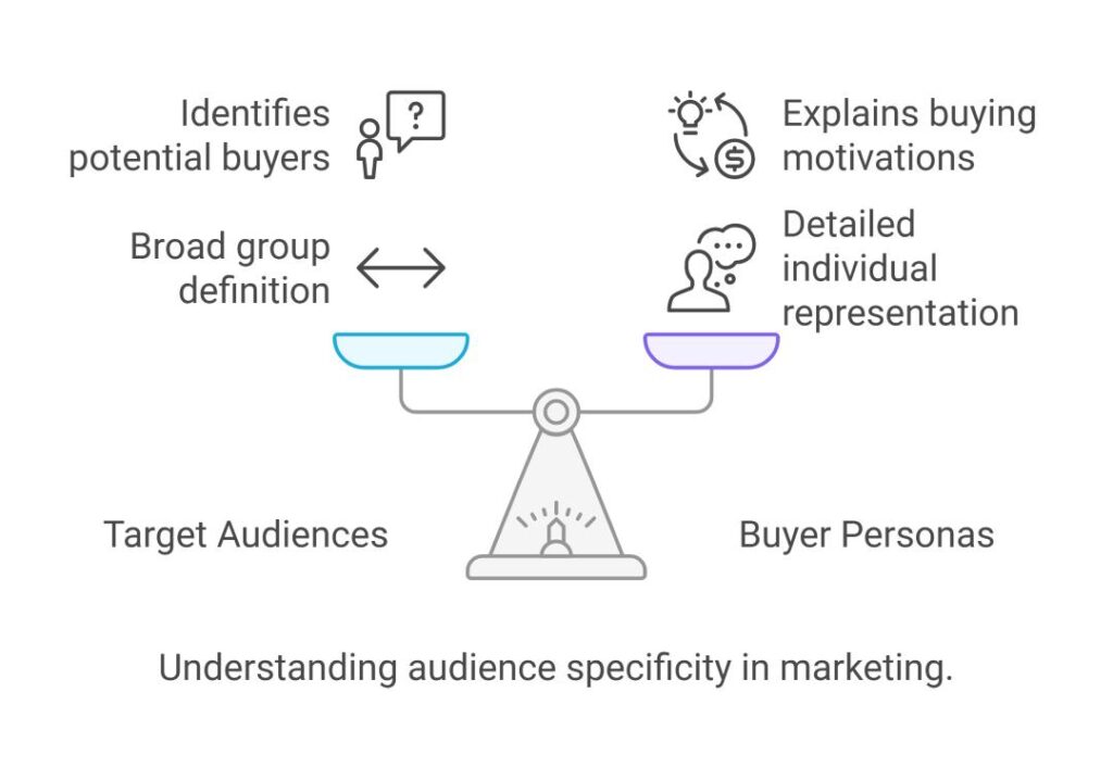 Comparion Between Buyer persona & Target Audience